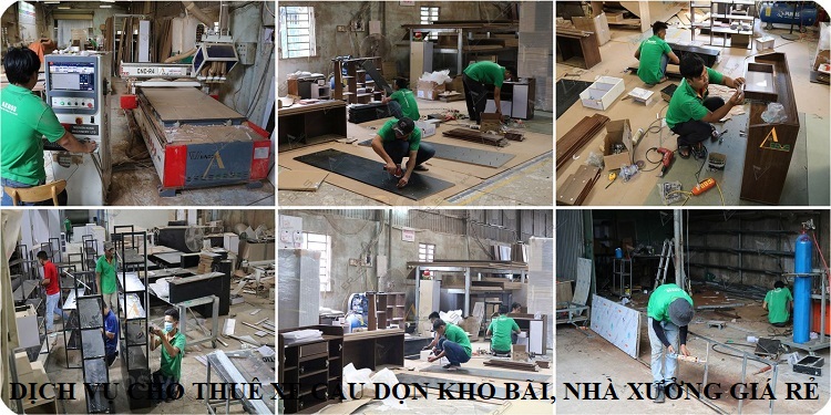 Thuê Xe Cẩu Chuyển Nhà Xưởng,Dọn Kho Bãi