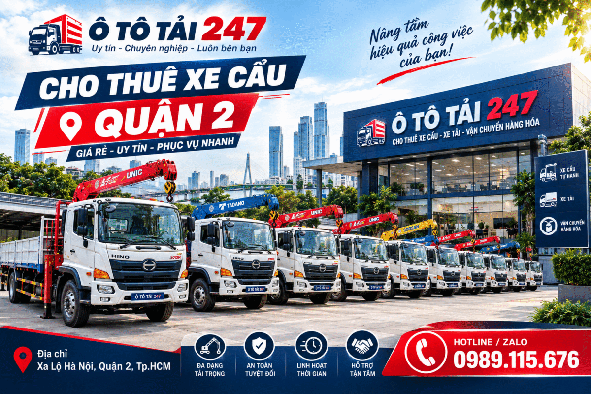 Xe Cẩu Quận 2